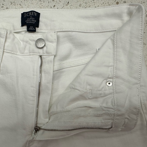 Women’s J Crew white jeans size 30 - Picture 3 of 4